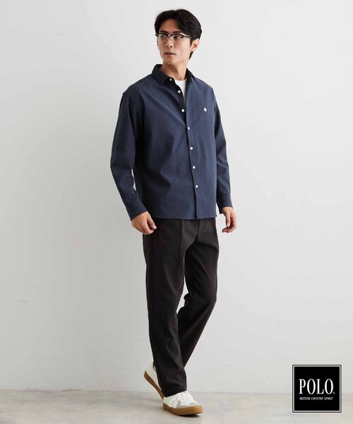 POLO BCS（ポロ ビーシーエス）の「POLO BCS/アソート長袖シャツ（シャツ/ブラウス・メンズ・ベージュ系5/グレー/ブルー系7/ネイビー/グレー系その他2/ダークブラウン系1・02/03/04）」の22枚目の写真