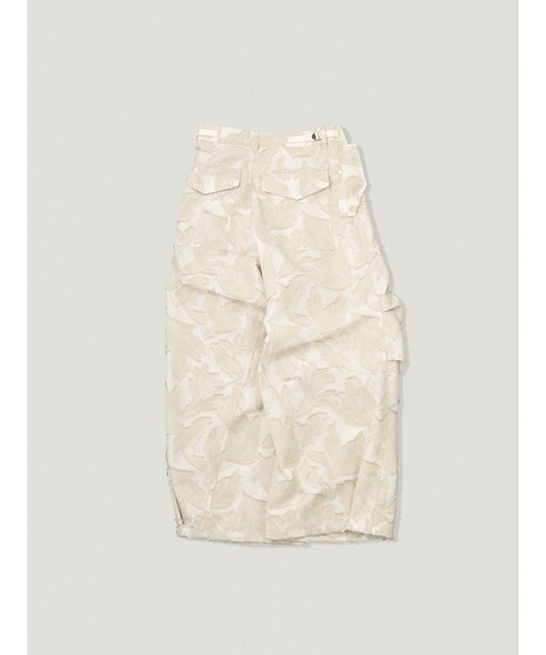elephant TRIBAL fabrics(エレファントトライバルファブリックス)の「elephant TRIBAL fabrics Jacquard 3D Snow Camo Pants (E38-3747)(その他パンツ・メンズ・ブラック/オフホワイト・2/1)」の3枚目の写真