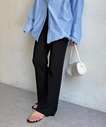 ソフトリブフレアパンツ