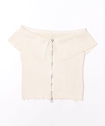 PLATING OFF SHOULDER KNIT