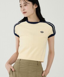 【adidas / アディダス】ニットT/カットソー/ニット/ラウンドネックTシャツ