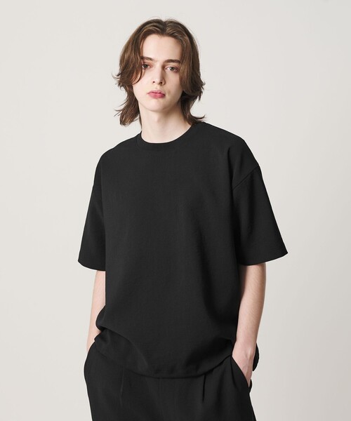 BEAUTY&YOUTH UNITED ARROWS(ビューティーアンドユースユナイテッドアローズ)の「DUAL PACK 3.0 アジャスト クルーネック Tシャツ ヨコストレッチ UVカット ウォッシャブル セットアップ対応(Tシャツ/カットソー・メンズ・ダークグレー/ブラック・XL/L/S/M)」の11枚目の写真