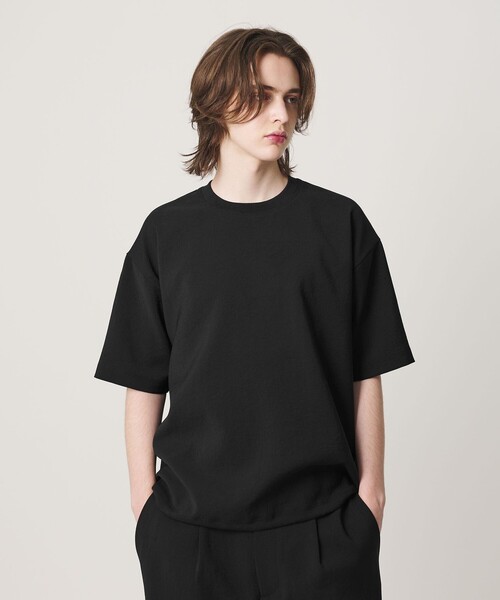 BEAUTY&YOUTH UNITED ARROWS(ビューティーアンドユースユナイテッドアローズ)の「DUAL PACK 3.0 アジャスト クルーネック Tシャツ ヨコストレッチ UVカット ウォッシャブル セットアップ対応(Tシャツ/カットソー・メンズ・ダークグレー/ブラック・XL/L/S/M)」の12枚目の写真