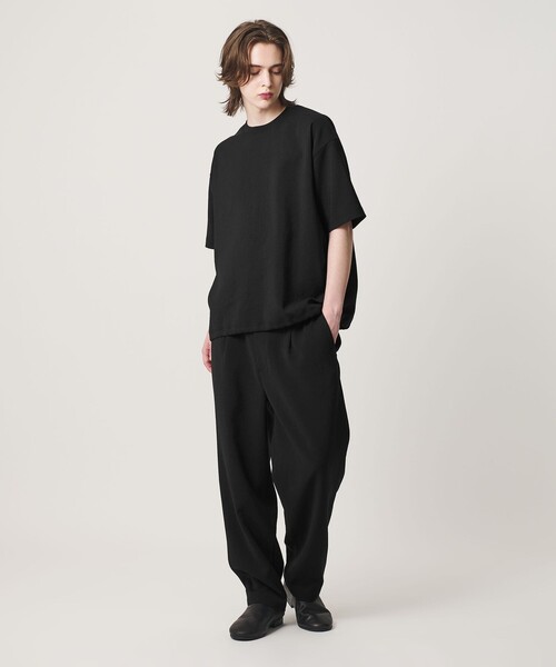 BEAUTY&YOUTH UNITED ARROWS(ビューティーアンドユースユナイテッドアローズ)の「DUAL PACK 3.0 アジャスト クルーネック Tシャツ ヨコストレッチ UVカット ウォッシャブル セットアップ対応(Tシャツ/カットソー・メンズ・ダークグレー/ブラック・XL/L/S/M)」の13枚目の写真