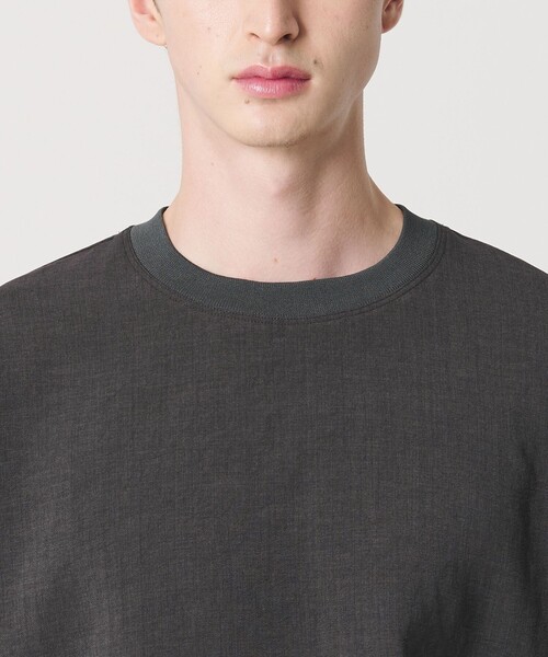 BEAUTY&YOUTH UNITED ARROWS(ビューティーアンドユースユナイテッドアローズ)の「DUAL PACK 3.0 アジャスト クルーネック Tシャツ ヨコストレッチ UVカット ウォッシャブル セットアップ対応(Tシャツ/カットソー・メンズ・ダークグレー/ブラック・XL/L/S/M)」の17枚目の写真