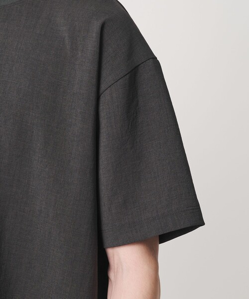 BEAUTY&YOUTH UNITED ARROWS(ビューティーアンドユースユナイテッドアローズ)の「DUAL PACK 3.0 アジャスト クルーネック Tシャツ ヨコストレッチ UVカット ウォッシャブル セットアップ対応(Tシャツ/カットソー・メンズ・ダークグレー/ブラック・XL/L/S/M)」の18枚目の写真