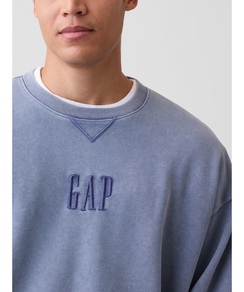 GAP(ギャップ)の「ヘビーウェイト オーバーサイズ GAPロゴ スウェットシャツ(スウェット・メンズ・ブルー/グリーン/ブラウン・XS/S/M/L/XL)」の18枚目の写真