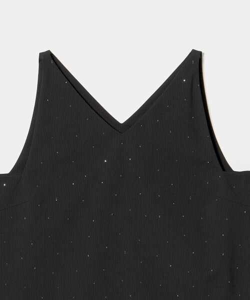 BEAUTY&YOUTH UNITED ARROWS(ビューティーアンドユースユナイテッドアローズ)の「ラインストーン ノースリーブチュニック ウォッシャブル(その他トップス・レディース・ブラック/ダークブラウン・FREE)」の8枚目の写真