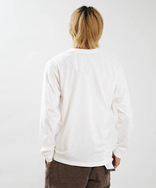 THE NORTH FACE(ザノースフェイス)の「THE NORTH FACE/ザ・ノース・フェイス L/S SQUARE LOGO T ロンT NT82534(Tシャツ/カットソー・メンズ・ホワイト/ブラック・XXL/S/M/XL/L)」の3枚目の写真