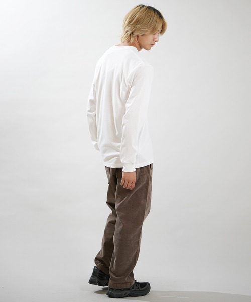 THE NORTH FACE(ザノースフェイス)の「THE NORTH FACE/ザ・ノース・フェイス L/S SQUARE LOGO T ロンT NT82534(Tシャツ/カットソー・メンズ・ホワイト/ブラック・XXL/S/M/XL/L)」の5枚目の写真