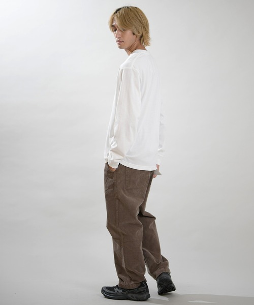 THE NORTH FACE(ザノースフェイス)の「THE NORTH FACE/ザ・ノース・フェイス L/S SQUARE LOGO T ロンT NT82534(Tシャツ/カットソー・メンズ・ホワイト/ブラック・XXL/S/M/XL/L)」の6枚目の写真