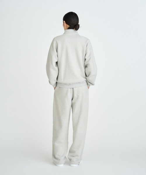 FRONT 11201(フロントワンワントゥーオーワン)の「Organic Yarn Half Zip(スウェット・メンズ・グレー・M/S/XL/L)」の8枚目の写真