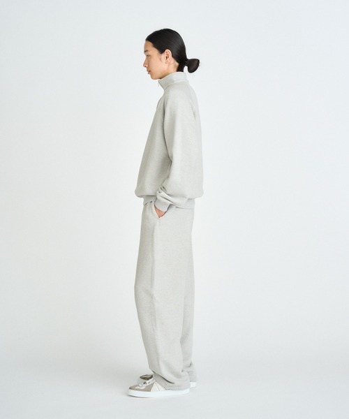 FRONT 11201(フロントワンワントゥーオーワン)の「Organic Yarn Half Zip(スウェット・メンズ・グレー・M/S/XL/L)」の7枚目の写真
