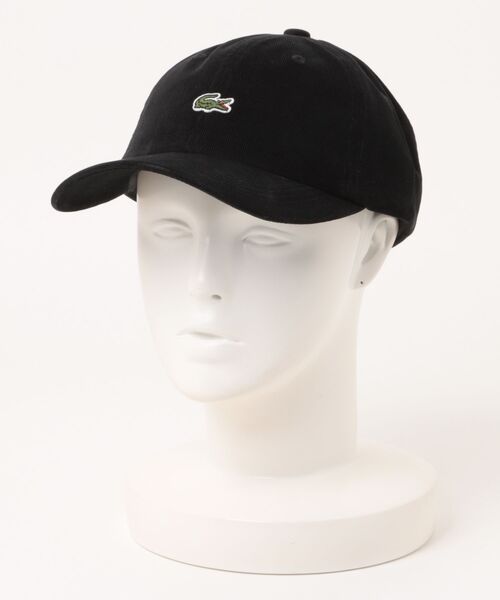 LACOSTE(ラコステ)の「【LACOSTE】ワンポイントロゴ コーデュロイキャップ L1335(キャップ・メンズ・カーキ/ベージュ/ブラック・FREE)」の2枚目の写真