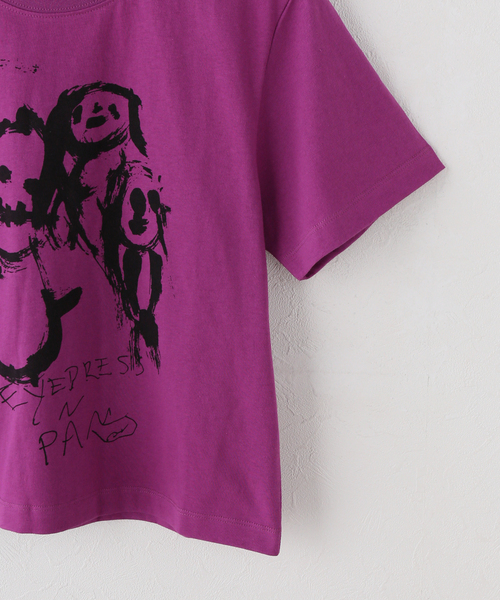 P.A.M.(パム)の「【P.A.M/パム】 EYEDRESS HAPPY FAMILY SHRUNK TEE(Tシャツ/カットソー・レディース・パープル系その他・MEDIUM)」の5枚目の写真