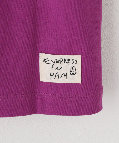 P.A.M.(パム)の「【P.A.M/パム】 EYEDRESS HAPPY FAMILY SHRUNK TEE(Tシャツ/カットソー・レディース・パープル系その他・MEDIUM)」の6枚目の写真