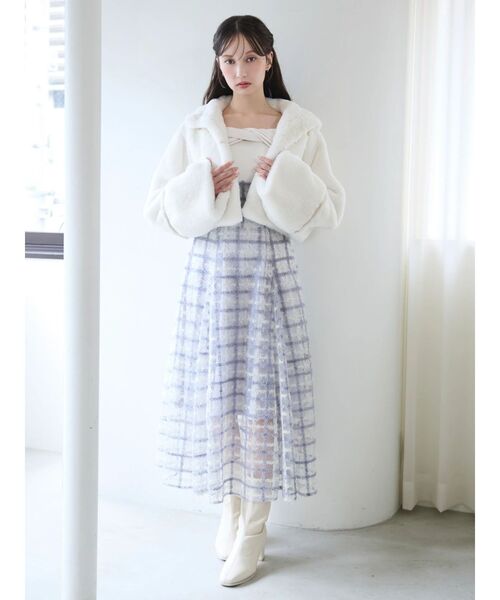 dazzlin（ダズリン）の「ツイストコルセットワンピース（ワンピース・レディース・ブラック/オフホワイト/その他1・MEDIUM/SMALL）」の13枚目の写真
