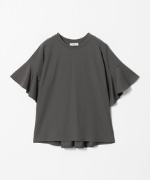 【WEB限定】袖フリル プルオーバー カットソー 接触冷感 UVカット 遮熱