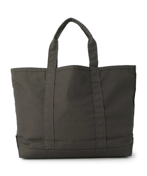 DANTON(ダントン)の「MONTORGUEIL - Canvas Marche Bag(トートバッグ・レディース・オレンジ/アイボリー/チャコール/ブラウン系その他/ブラック・-)」の11枚目の写真