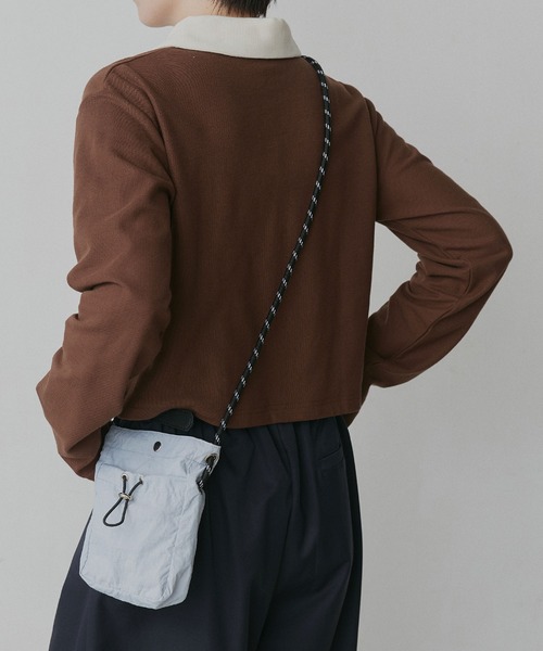 ad thie(アドティエ)の「ナイロン ミニ サコッシュ ショルダー バッグ(ショルダーバッグ・レディース・ライトイエロー/カーキ/ブラック/ライトブルー・FREE)」の16枚目の写真