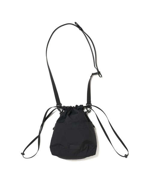 BAICYCLON by Bagjack（バイシクロン バイ バグジャック）の「DRAW STRING BAG　BCL-114（ショルダーバッグ・メンズ・ブラック・FREE）」の4枚目の写真