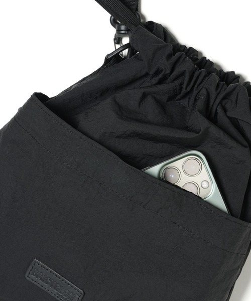 BAICYCLON by Bagjack（バイシクロン バイ バグジャック）の「DRAW STRING BAG　BCL-114（ショルダーバッグ・メンズ・ブラック・FREE）」の7枚目の写真