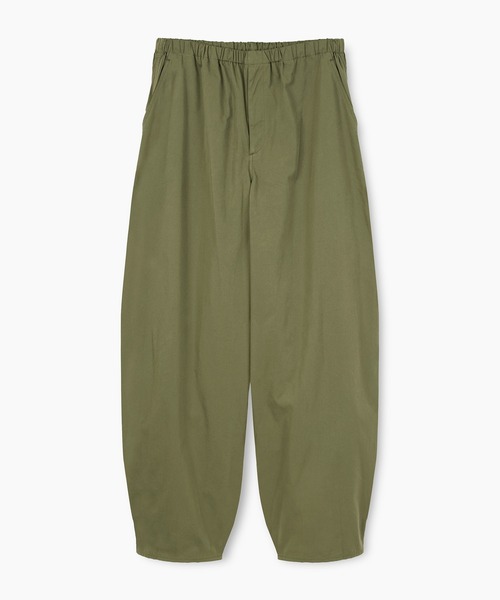 LAD MUSICIAN(ラッドミュージシャン)の「C/N OXFORD WIDE DRAPE PANTS(その他パンツ・メンズ・カーキ/ブラック・44/42/46)」の2枚目の写真