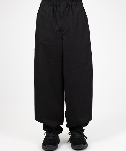 LAD MUSICIAN(ラッドミュージシャン)の「C/N OXFORD WIDE DRAPE PANTS(その他パンツ・メンズ・カーキ/ブラック・44/42/46)」の3枚目の写真
