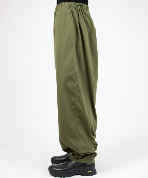 LAD MUSICIAN(ラッドミュージシャン)の「C/N OXFORD WIDE DRAPE PANTS(その他パンツ・メンズ・カーキ/ブラック・44/42/46)」の11枚目の写真