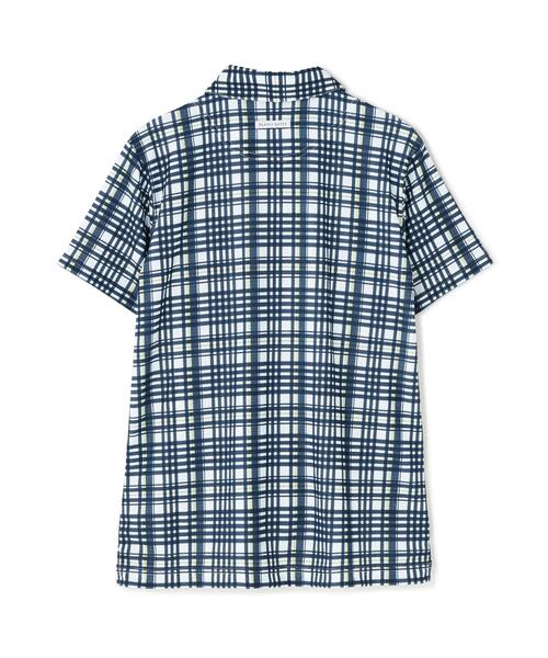 PEARLY GATES(パーリーゲイツ)の「メッシュジャガード半袖ポロシャツ <チェック柄> (WOMENS)(ポロシャツ・レディース・ホワイト系その他・MEDIUM/SMALL/LARGE)」の15枚目の写真