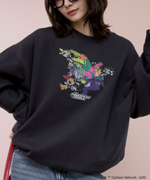 PUBLUX/パブリュクス 【THE POWERPUFF GIRLS】パワーパフ ガールズ フロントアート スウェット　限定展開