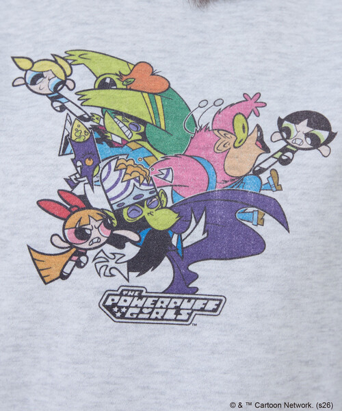 PUBLUX(パブリュクス)の「PUBLUX/パブリュクス 【THE POWERPUFF GIRLS】パワーパフ ガールズ フロントアート スウェット 限定展開(スウェット・レディース・チャコールグレー/ライトグレー・フリ-)」の9枚目の写真