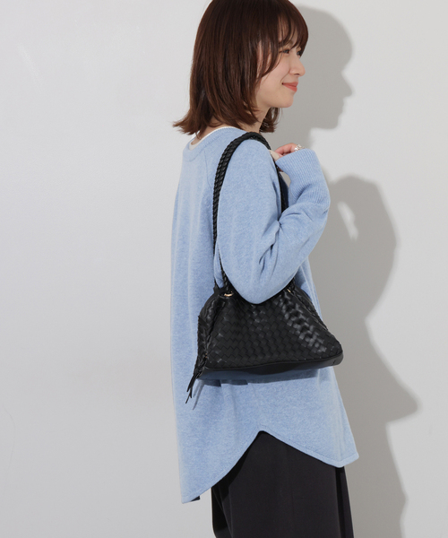 JOURNAL STANDARD relume(ジャーナルスタンダード レリューム)の「《追加4 / 新色》ウールミックス2WAYビッグプルオーバー(ニット/セーター・レディース・チャコールグレー/グレー系その他/ピンク/サックスブルー/レッド/ブラウン・FREE)」の11枚目の写真