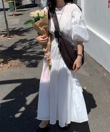 ウエストリボン ワンピース