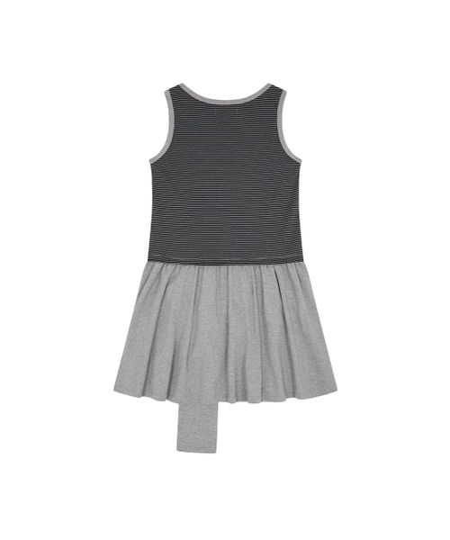 TUOMIO（トゥオミオ）の「STRIPE TIE DRESS [HEATHER GREY]（ワンピース・レディース・その他・F）」の3枚目の写真
