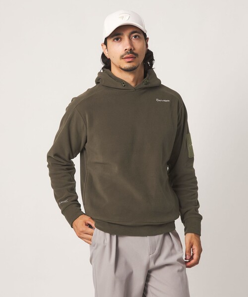TaylorMade(テーラーメイド)の「【別注】<TaylorMade×UNITED ARROWS> ユニセックス プルオーバー パーカー(パーカー・メンズ・オリーブ/ベージュ/ネイビー・M/S/XL/L)」の5枚目の写真
