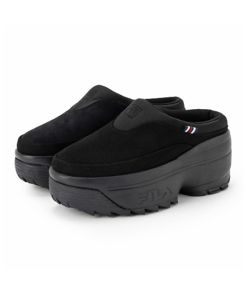 FILA(フィラ)の「FILA DISRUPTOR WEDGE MOC(フィラ ディスラプター ウェッジ モック)(スニーカー・レディース・ブラウン系/Black/ブラック系・23cm/23.5cm/24cm/24.5cm/25cm)」の1枚目の写真