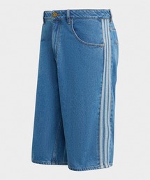 adidas/アディダス サイドラインデニムハーフパンツ ジーパン ジーンズ ショートパンツ ショーツ 秋 秋服 2026年秋冬