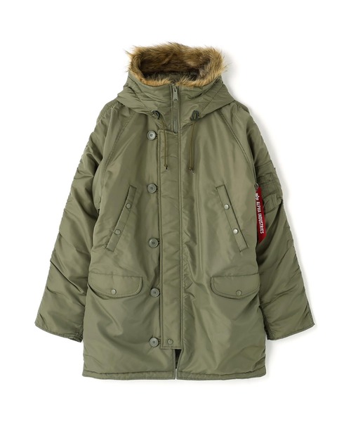 Alpha Industries(アルファインダストリーズ)の「ALPHA-N-3B・RELAXED FIT PARKA【OXFORD】(その他アウター・メンズ・カーキ/ブラック・XL/L/M)」の6枚目の写真