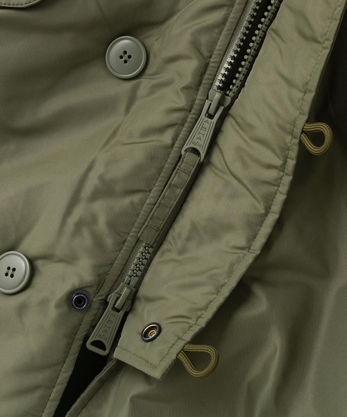 Alpha Industries(アルファインダストリーズ)の「ALPHA-N-3B・RELAXED FIT PARKA【OXFORD】(その他アウター・メンズ・カーキ/ブラック・XL/L/M)」の8枚目の写真