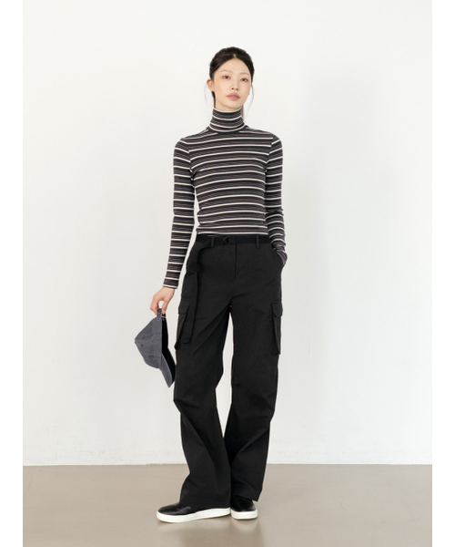 NITINA(ニティナ)の「オーバーサイズビッグポケットパンツ BK(その他パンツ・レディース・ブラック・SMALL/MEDIUM)」の3枚目の写真