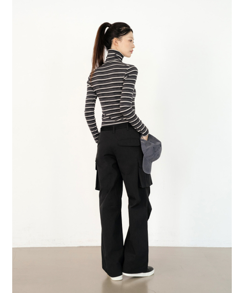 NITINA(ニティナ)の「オーバーサイズビッグポケットパンツ BK(その他パンツ・レディース・ブラック・SMALL/MEDIUM)」の4枚目の写真