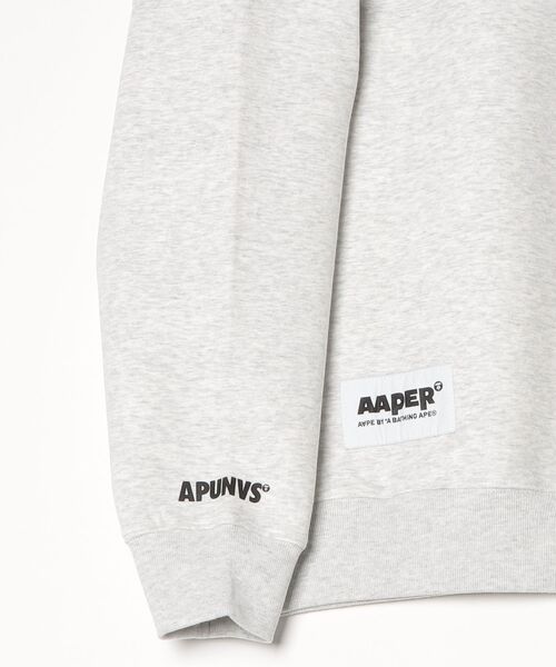 AAPE BY A BATHING APE（エーエイプバイアベイシングエイプ）の「AAPER "Ice hockey" CREW NECK SWEAT（スウェット・メンズ・オフホワイト・SMALL/MEDIUM/LARGE/X-LARGE）」の7枚目の写真