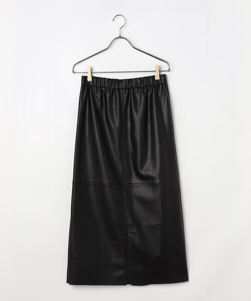 COMME CA ISM(コムサイズム)の「合成皮革 ナロースカート(スカート・レディース・ブラック/ブラウン・M/L)」の14枚目の写真