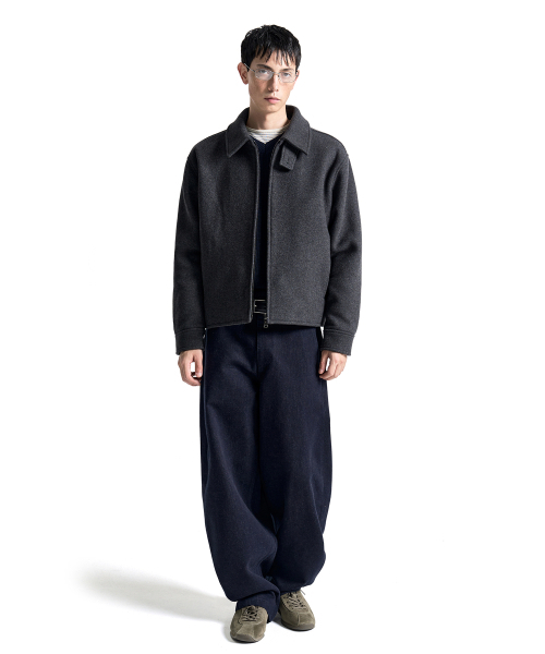COSTUME O’CLOCK(コスチュームオクロック)の「ウール 2-WAY ドリズラージャケット チャコール COOSJK046CHARCOAL(その他アウター・メンズ・その他・SMALL/MEDIUM/LARGE)」の3枚目の写真