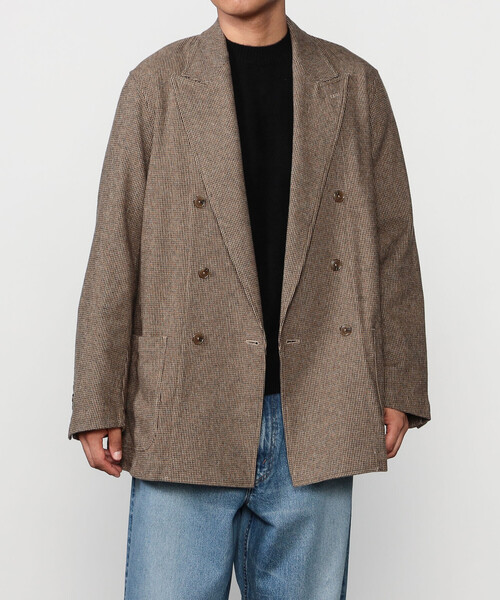 CHEMISE D'ADAM | 〈別注〉SHIRT JACKET BROWN MEN