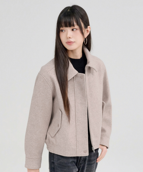 CHASECULT(チェイスカルト)の「レディース ウールライク 衿付きジャケット-FFRG1161C0X(その他アウター・レディース・ベージュ・85/90)」の5枚目の写真