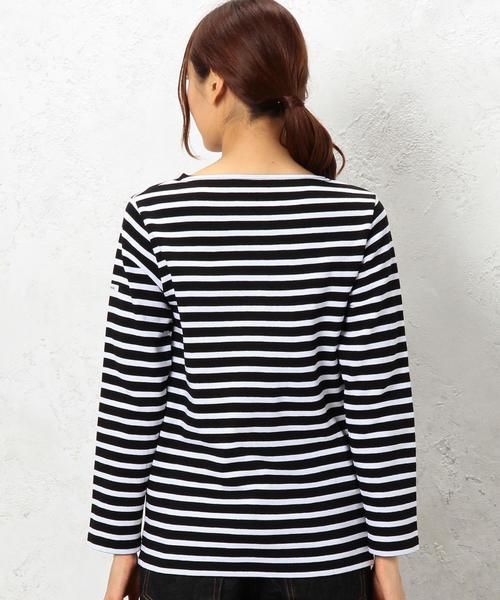 ORCIVAL(オーシバル)の「CB ORCIVAL CLW BOR POカットソー◆(Tシャツ/カットソー・レディース・ブラック/ネイビー・1)」の3枚目の写真