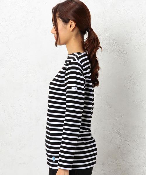 ORCIVAL(オーシバル)の「CB ORCIVAL CLW BOR POカットソー◆(Tシャツ/カットソー・レディース・ブラック/ネイビー・1)」の5枚目の写真