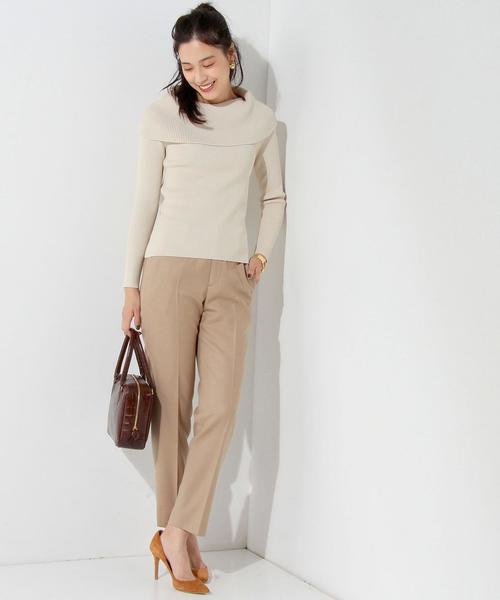 UNITED ARROWS(ユナイテッドアローズ)の「○UBBT W/PU サキソニー スリム パンツ◆(その他パンツ・レディース・オフホワイト/ベージュ/ネイビー/ブラック/グレー・40/38/34/36)」の9枚目の写真